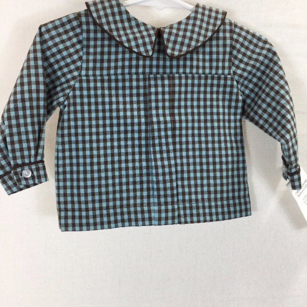 Kellys Kids Infant Top Peter Pan Collar 6-9 Months