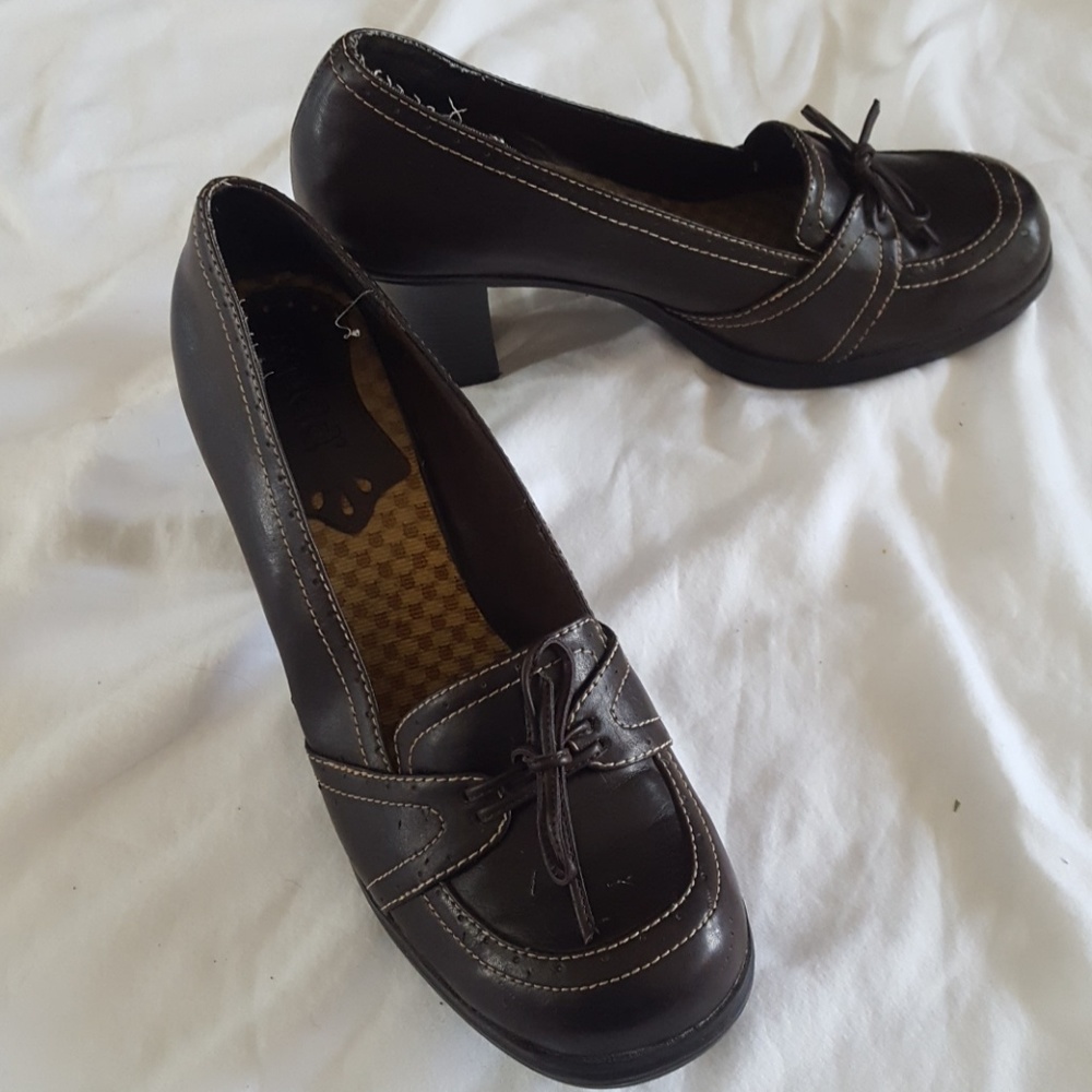 Mudd Parsley Brown Chunky Heel 11M