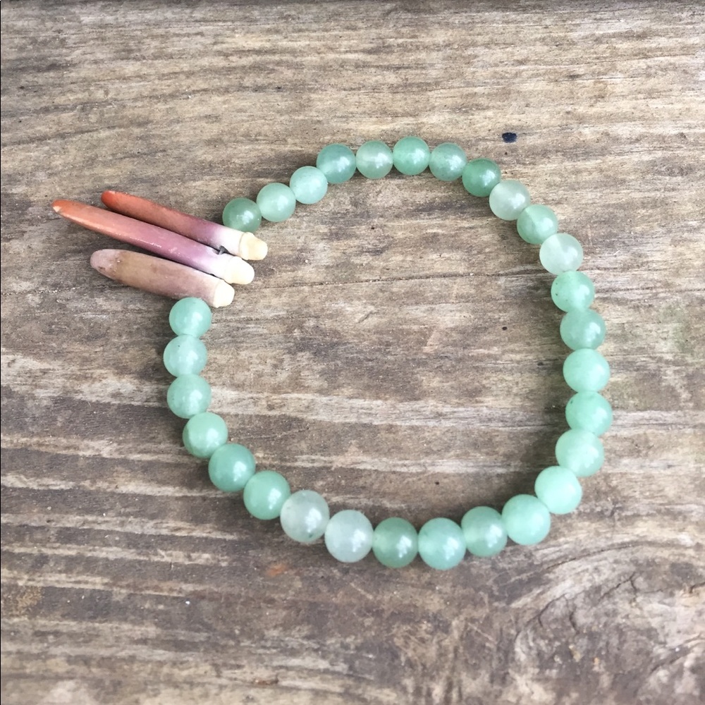 Handmade jade bracelet