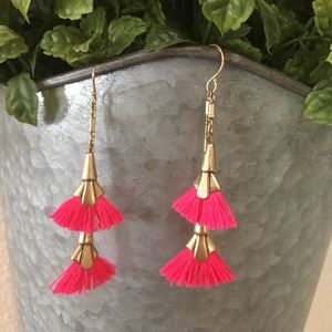 Stella and Dot tassel earrings