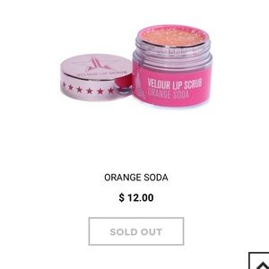 Jeffree Star velour lip scrub orange soda