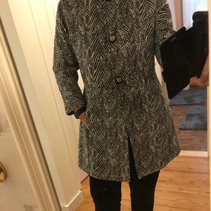 Cabi Ponte Knit Zig Zag Jacket size Large