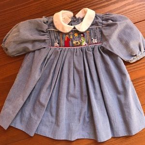 Sweet Christmas dress for baby , 6 months