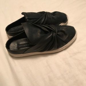 Black slip on casual shoes