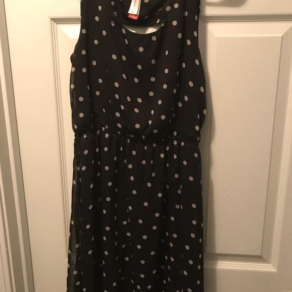No Boundaries Polka Dot High Low