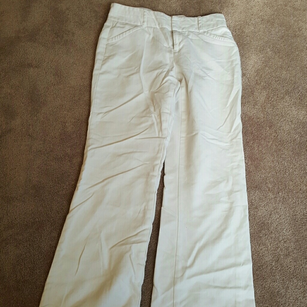 DKNY white slacks