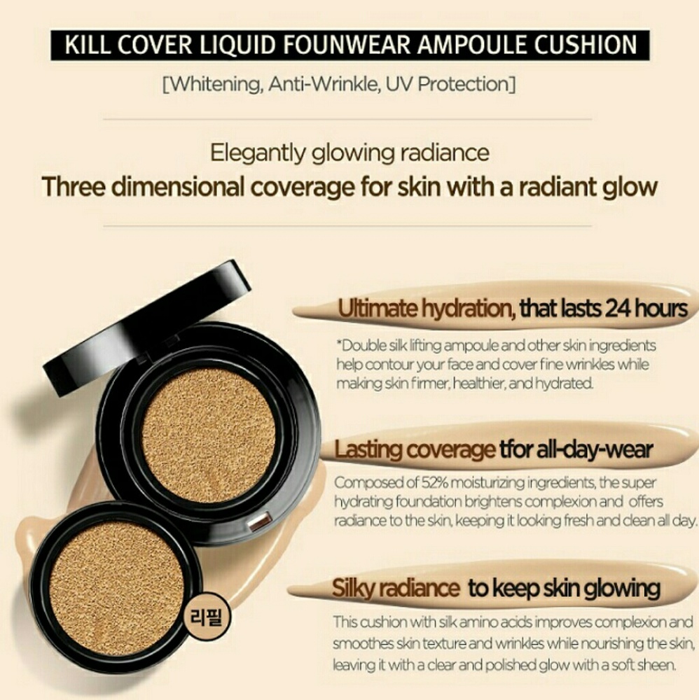 (Last 1) Clio Kill Cover Essence BB Cushion 21 - Picture 4 of 8