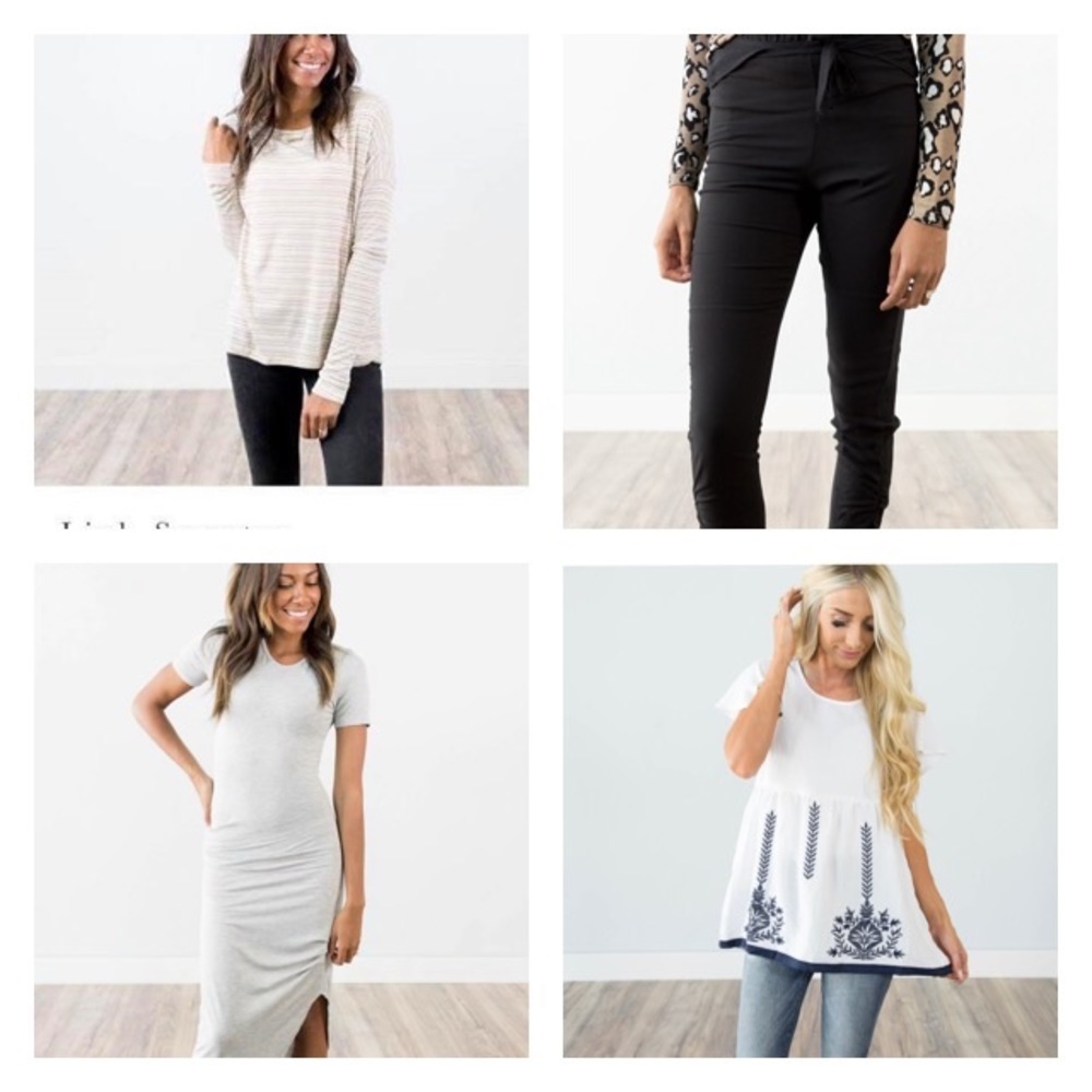 Boutique styles each $22 dollars