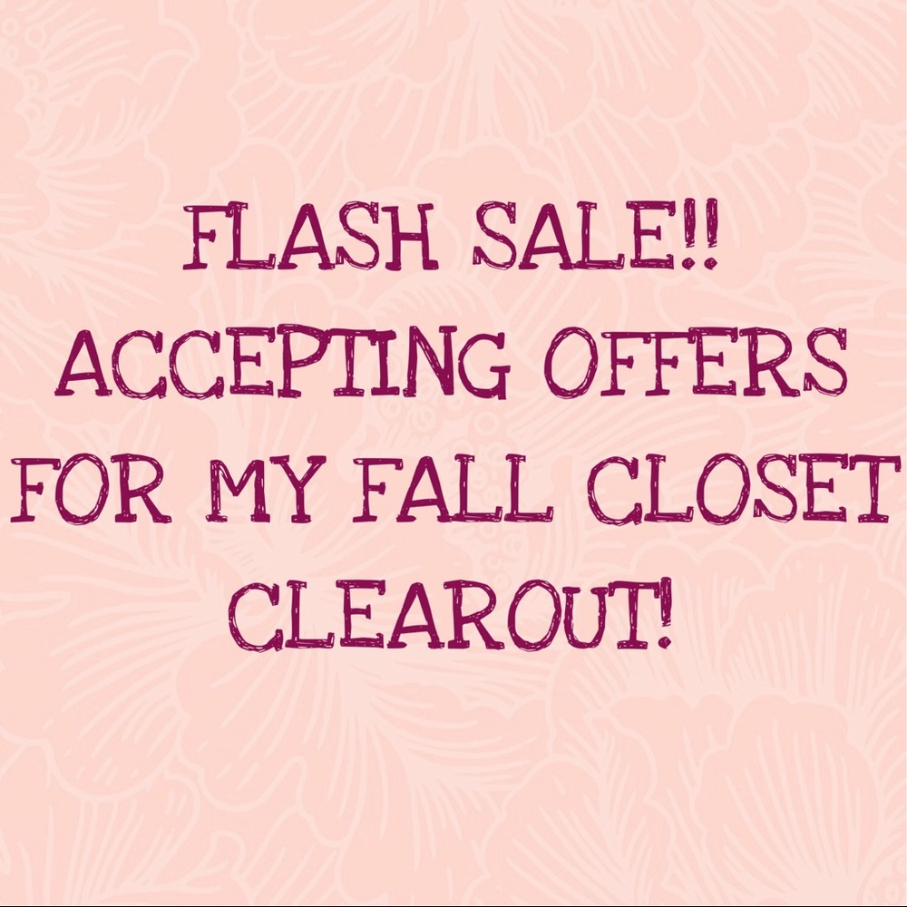 FLASH SALE!!