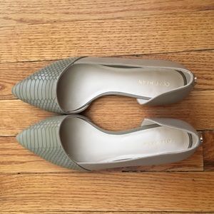 Cole Haan Pointed Toe D’Orsay Skimmer Flats
