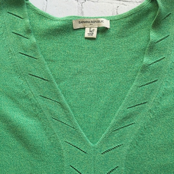 Banana Republic Green Spring Sweater Sz XS - Picture 3 of 7