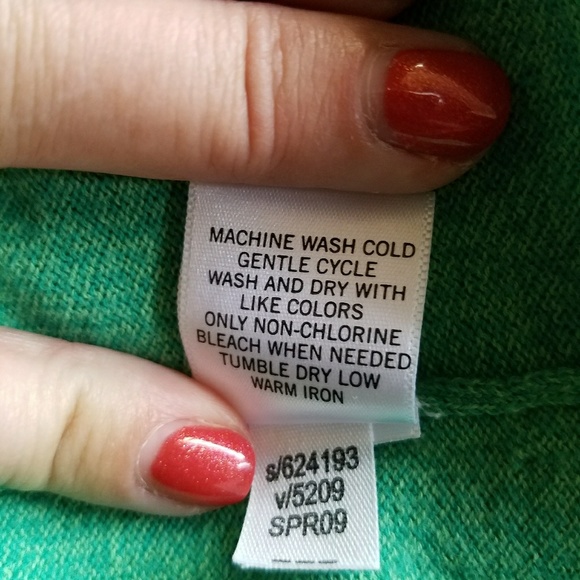 Banana Republic Green Spring Sweater Sz XS - Picture 4 of 7