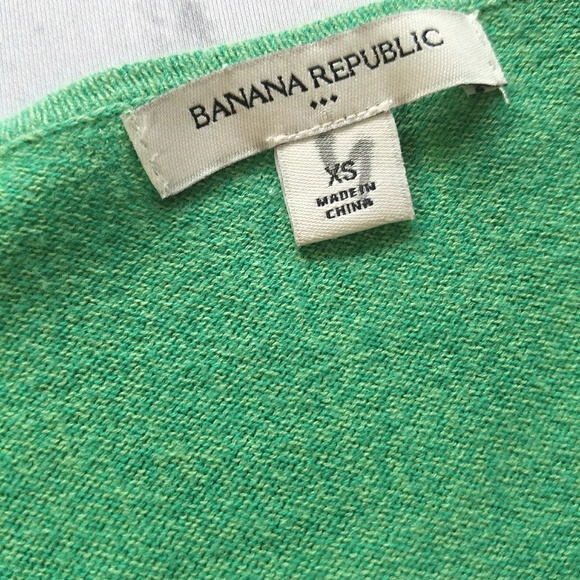 Banana Republic Green Spring Sweater Sz XS - Picture 6 of 7