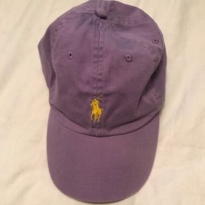 Purple Polo brand hat