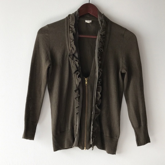 J. Crew Sweaters - Sale! J. Crew zip up cardigan | small
