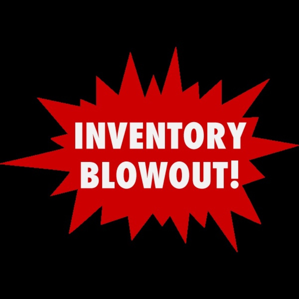 Everything must go!