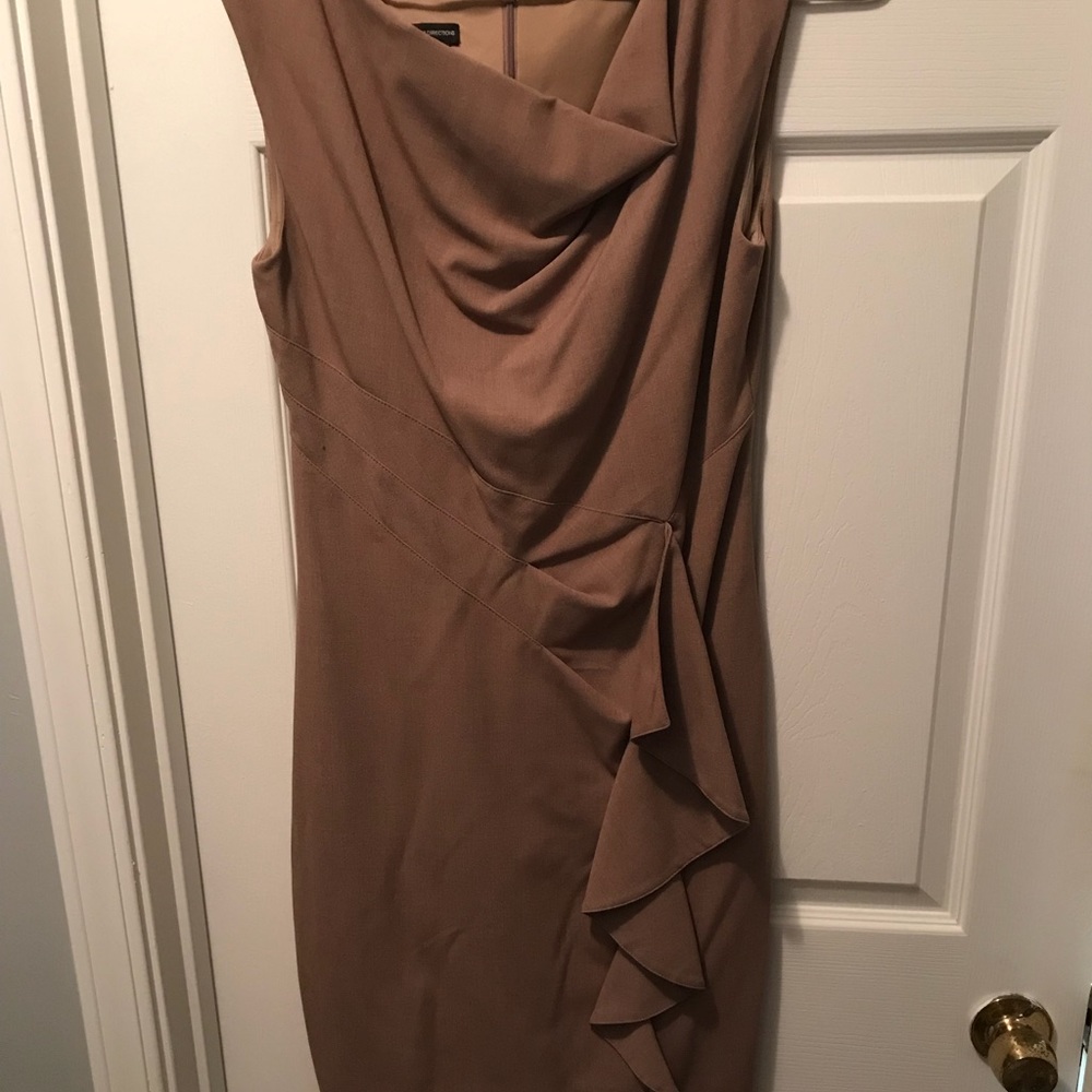 New Directions Beige Business Dress
