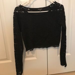 Lace crop top
