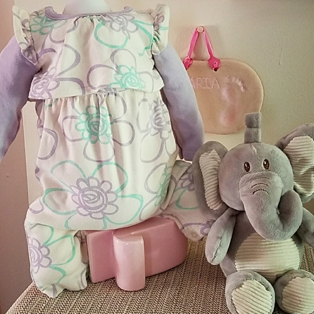 ✴SOLD-Lavender & Teal One Piece Suit✴