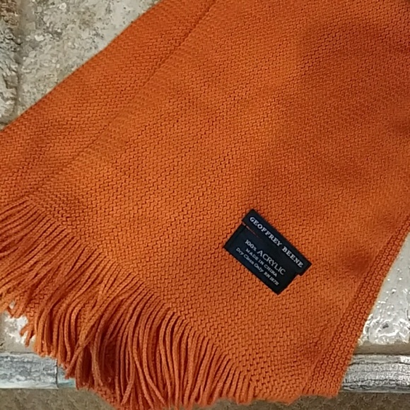 Geoffrey Beene Accessories - GEOFFREY BEENE ORANGE SCARF