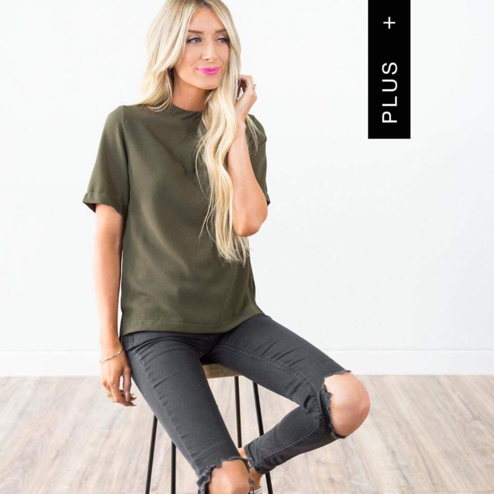 Plus size boutique top