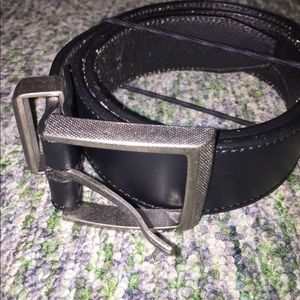 Black Leather Belt