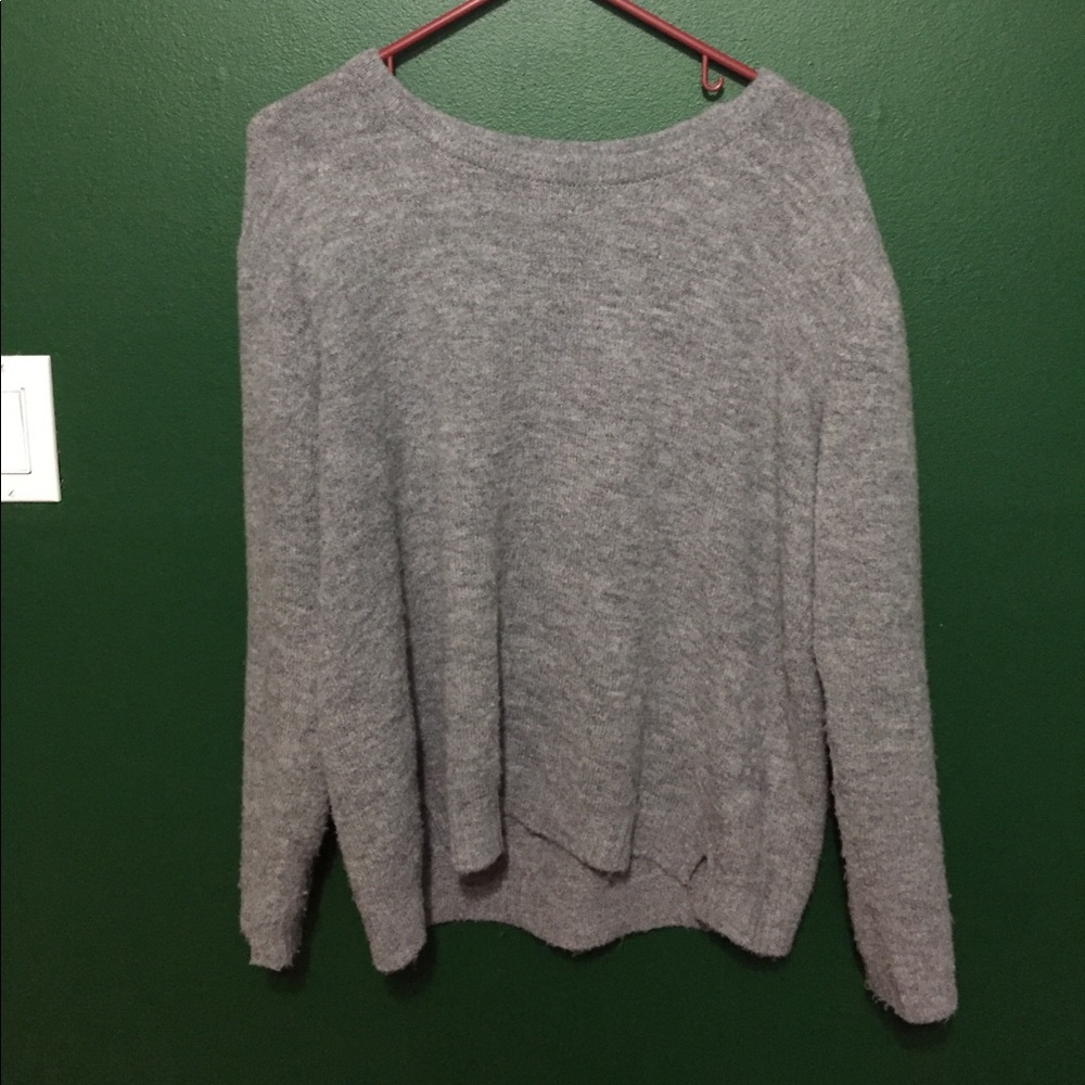 Gray sweater