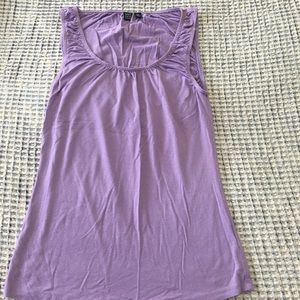 Saks Fifth Avenue runched purple tank!
