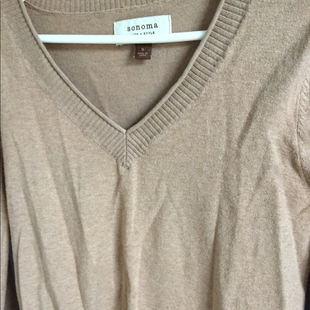 Sonoma beige sweater. Sz Sm