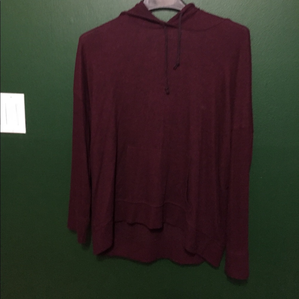 Dark red sweater