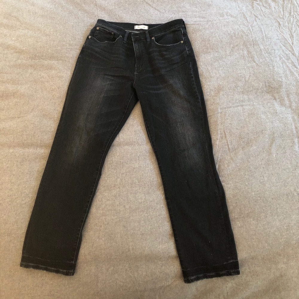Madewell Cruiser Straight Jeans in Black - Sz 31