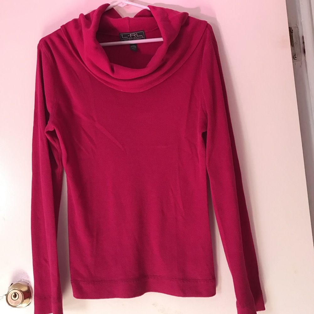 Lauren Ralph Lauren Pink Long Sleeve Top