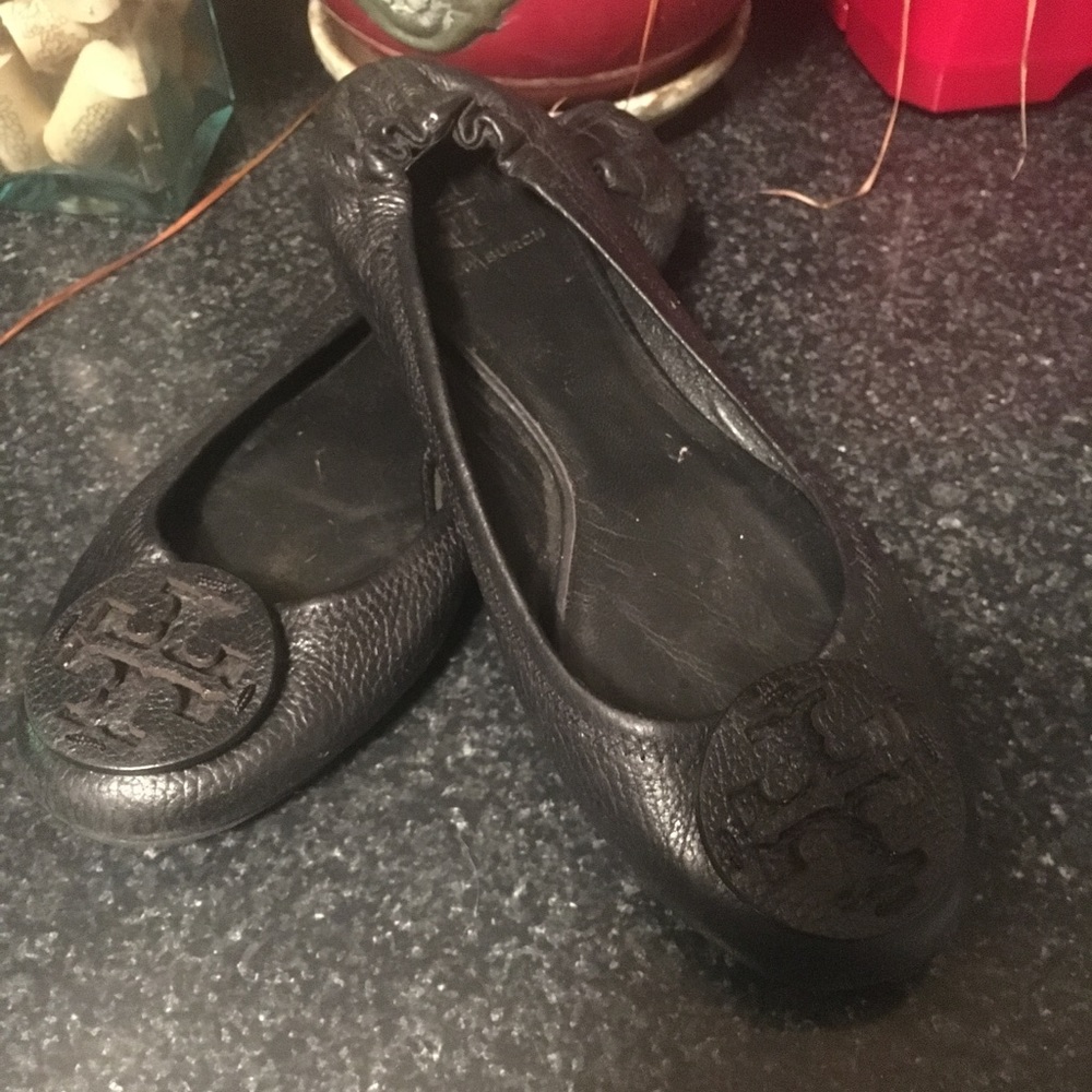 Black Tory Burch Flats