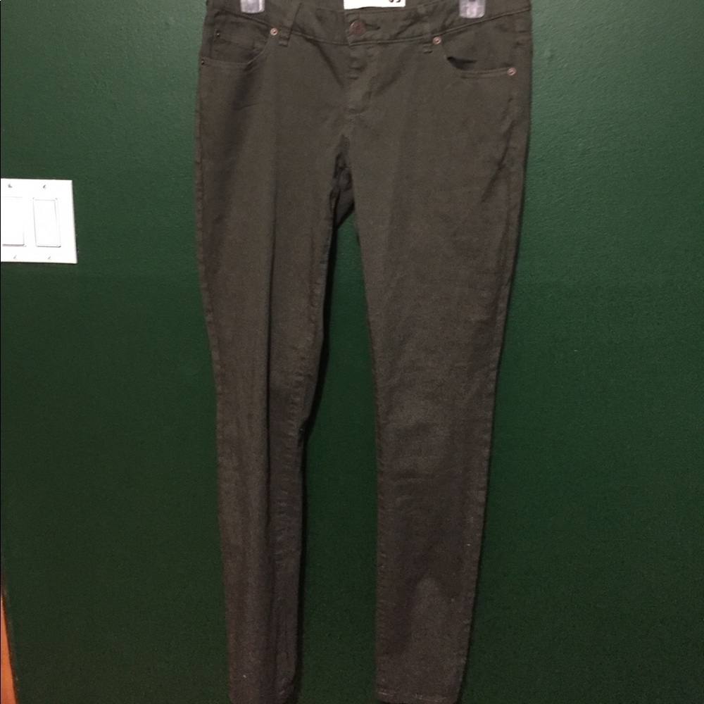 Olive green jeggings