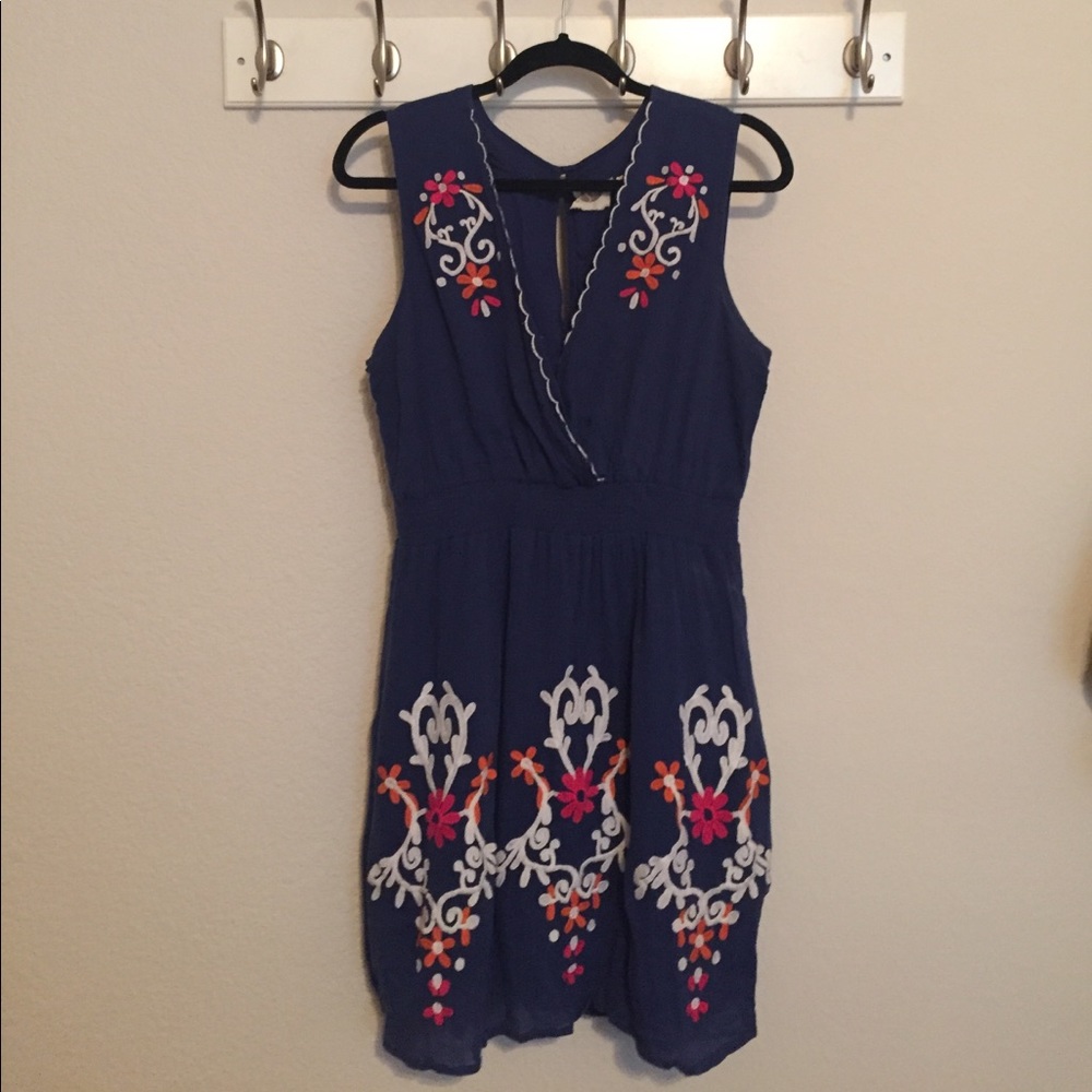 Anthropologie Embroidered dress