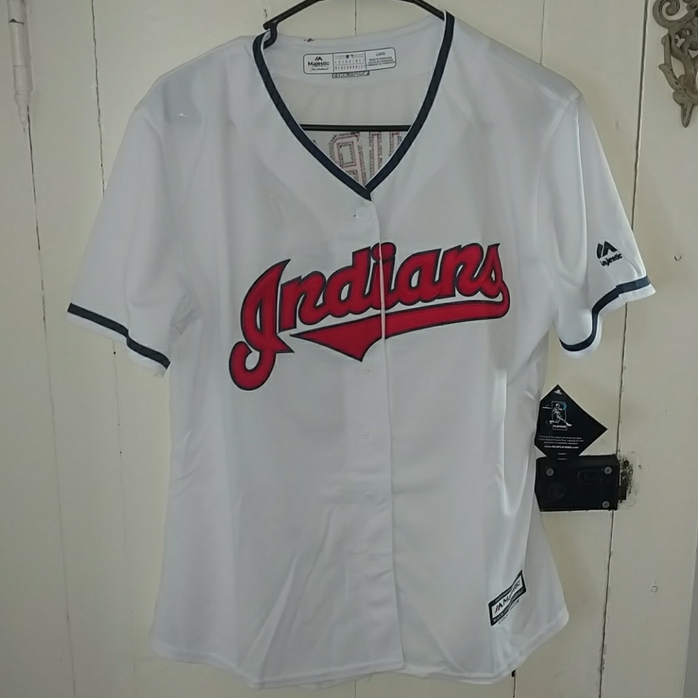 Womens Large Cleveland Indians Miller #24