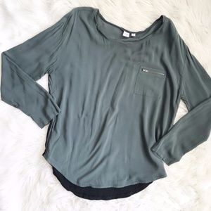 B.P. Nordstrom Long Sleeve Two Toned Top B.P. Nordstrom Long Sleeve Two Toned Top