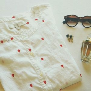 LOFT Embroidered Blouse LOFT Embroidered Blouse