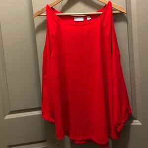 New York & Co Cold Shoulder Blouse New York & Co Cold Shoulder Blouse