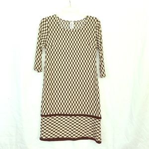 NWOT Vintage-inspired stretch poly shift dress.