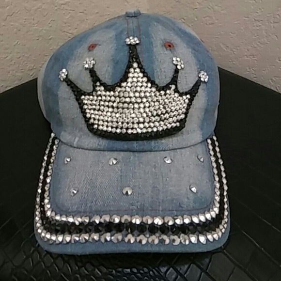 sparkly baseball cap
