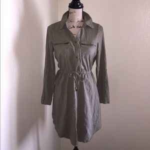 Dress, long sleeve, quarter sleeve, above knee