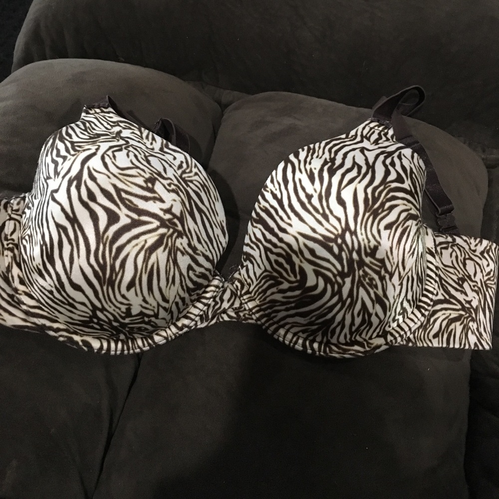 Brown/tan tiger striped bra