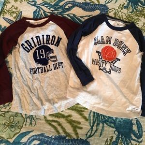 Carter's size 4t Long Sleeve Tees