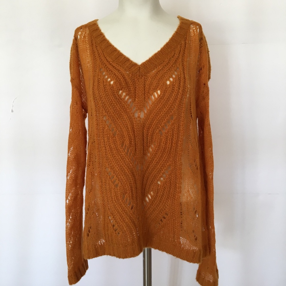 Women's loose Knit Sweater Sz S