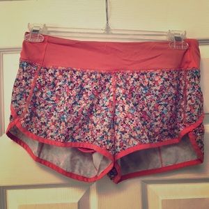 Lululemon speed shorts size 6