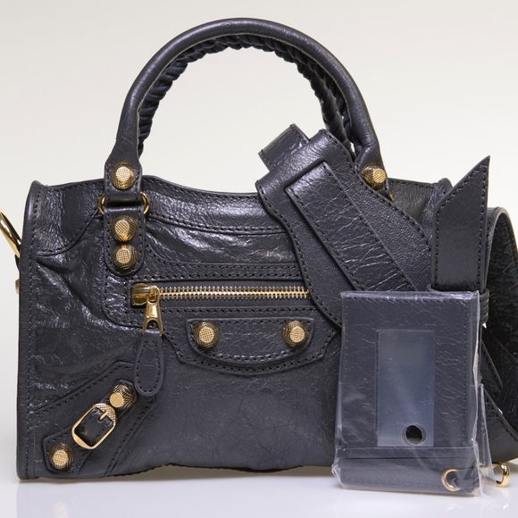 Giant 12 Gold City Mini Grey Cross Body Bag - Picture 5 of 6