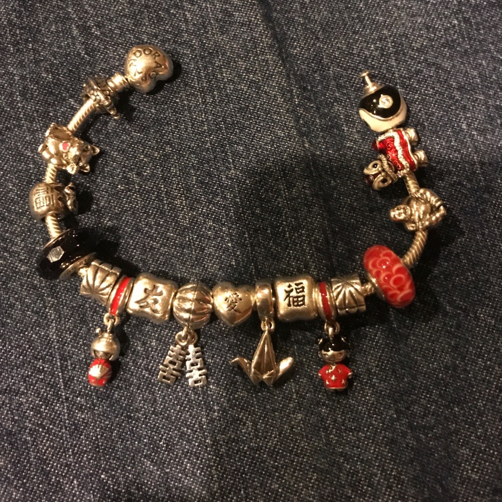 NOT FOR SALE!!! Asian Pandora Bracelet - Display