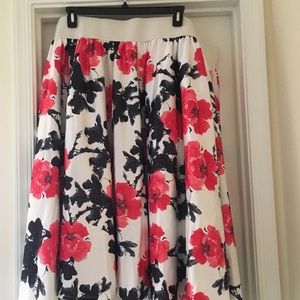 Society Plus floral skirt