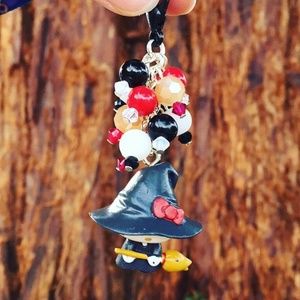 Hello Kitty Monsters Witch Fob